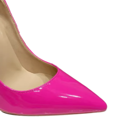 HEDOV Patent Leather High Heel Pumps - 10cm