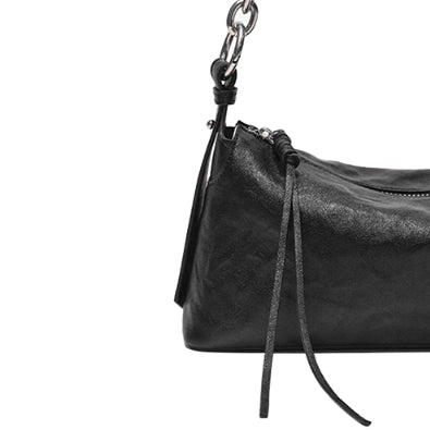 HESHE Leather Cross Body Bag