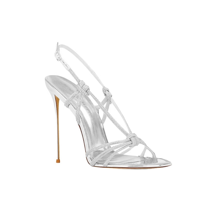 HESRA Diamante High Heel Sandals - 10cm