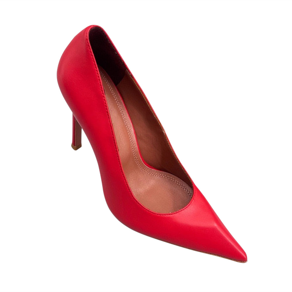 HEVLA Leather High Heel Pumps