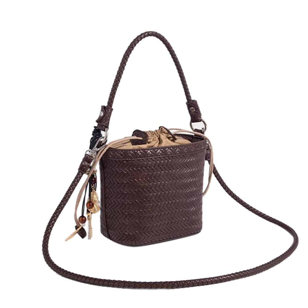HOTCA Braided Bucket Bag
