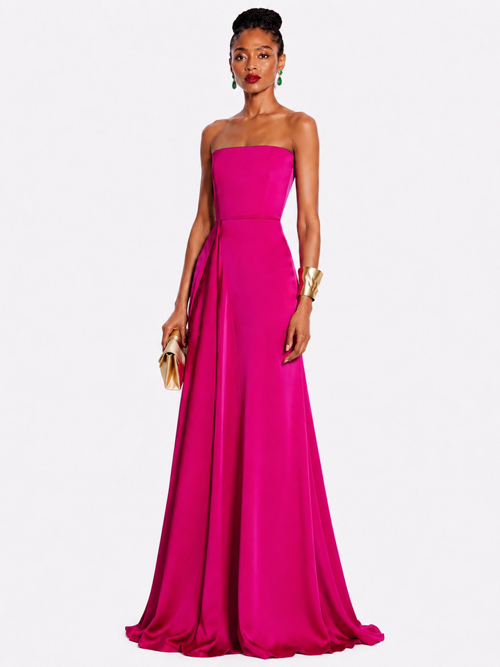 HULDE Tube Maxi Evening Dress Gown