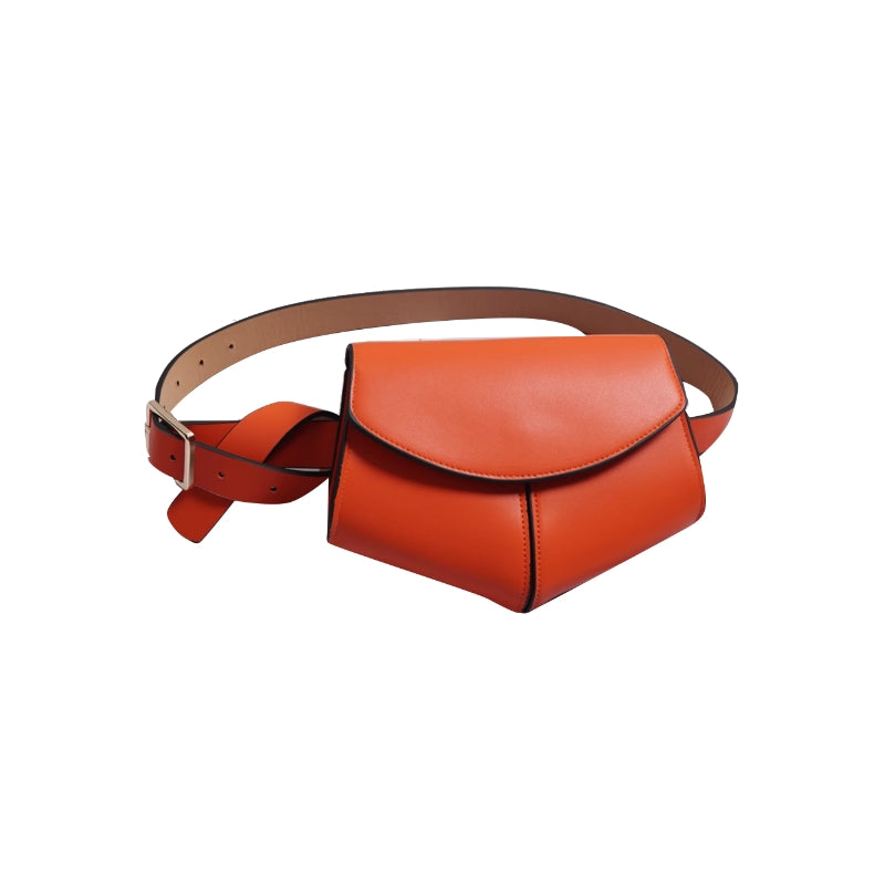 HULIY Leather Waist Belt Bag