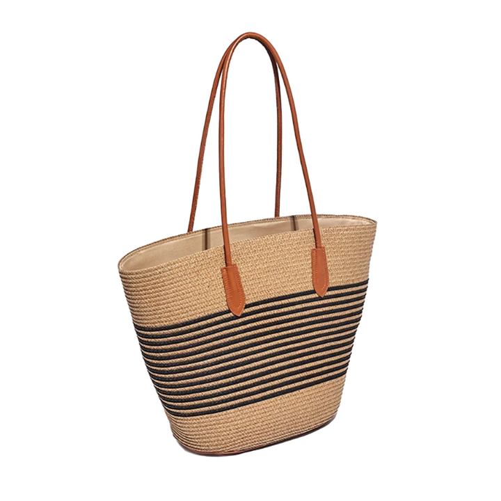 HUMTA Striped Espadrilles Bucket Bag