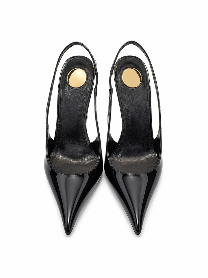 HUSYA Bow Slingback High Heel Sandals