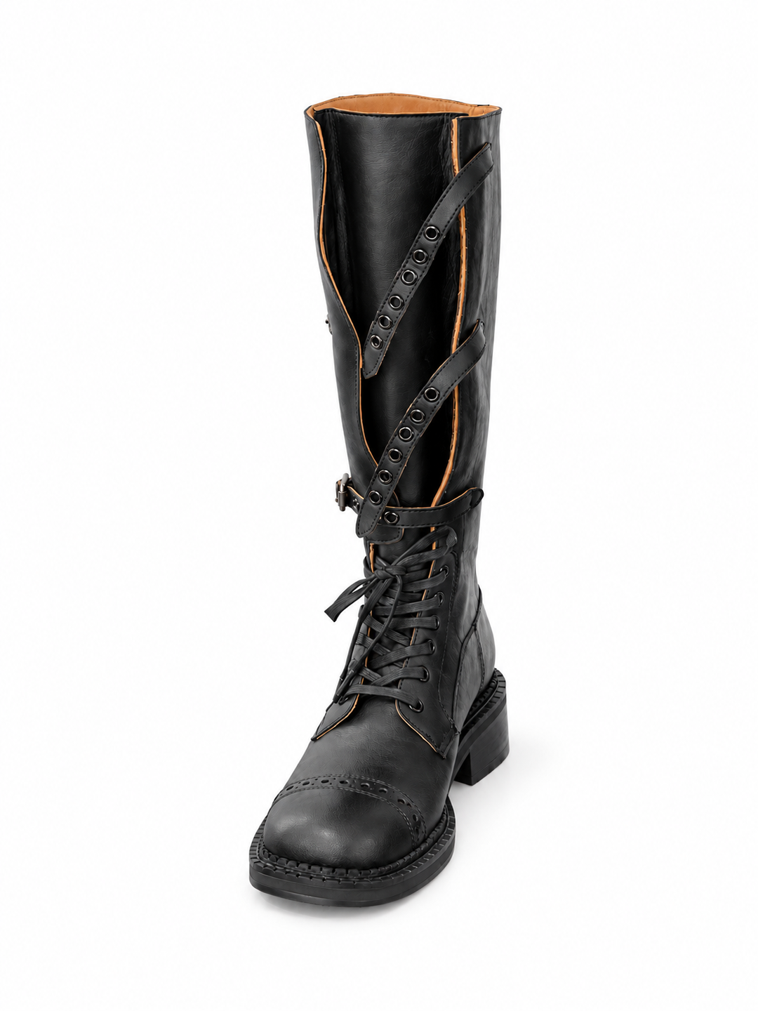 JADEN LACE UP KNEE HIGH BOOTS