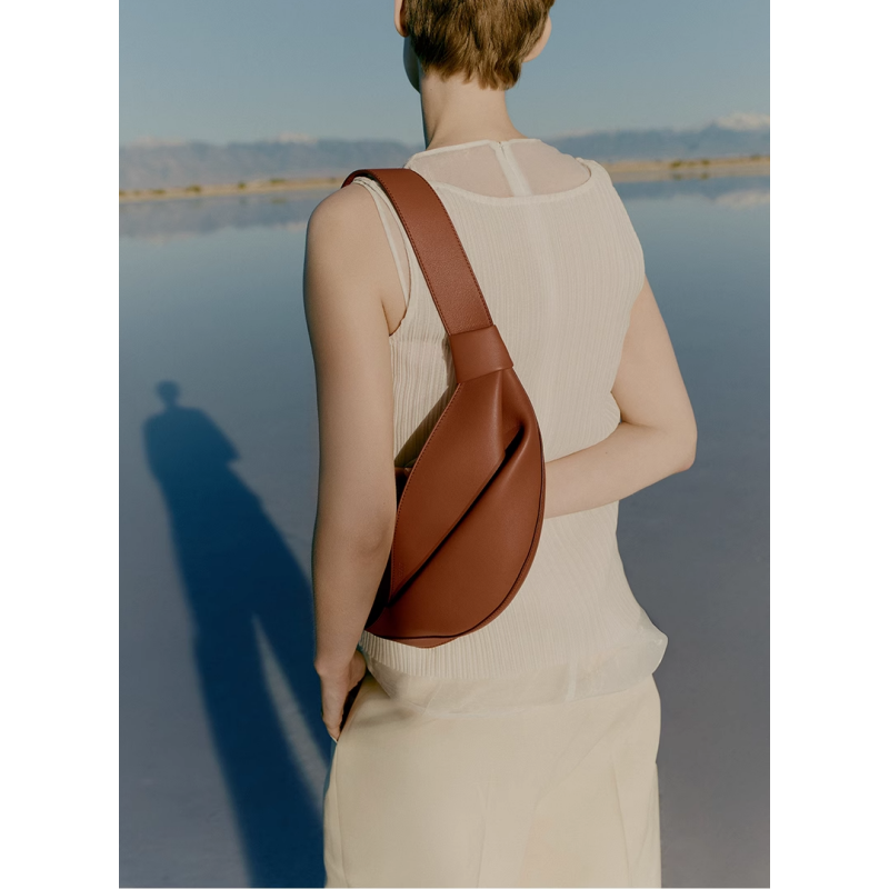 JEUCR Leather Cross Body Bag
