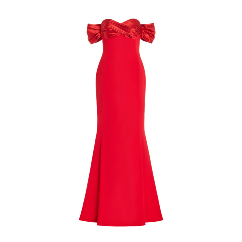 JIWEA Off-Shoulder Evening Dress Gown