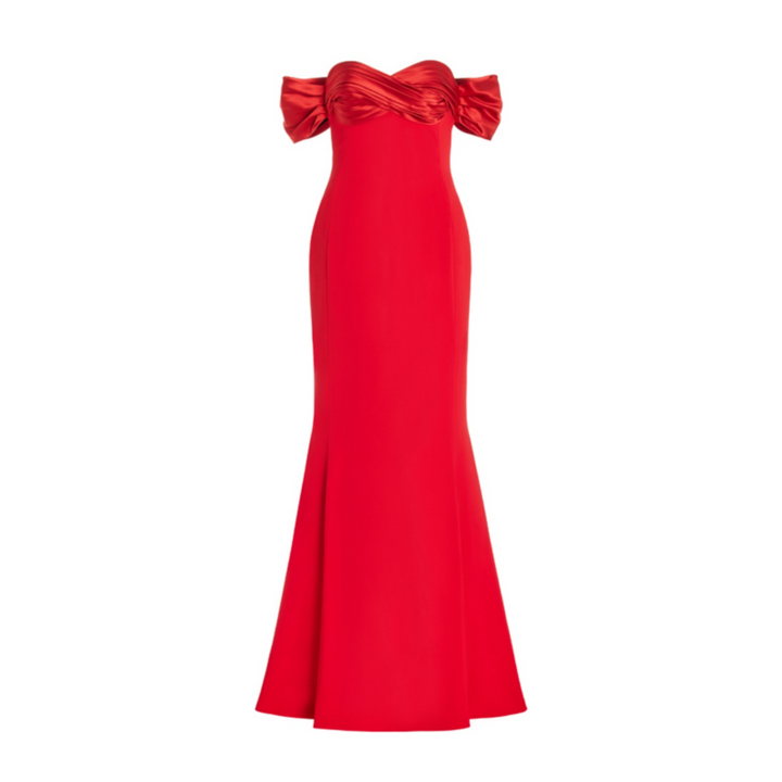 JIWEA Off-Shoulder Evening Dress Gown