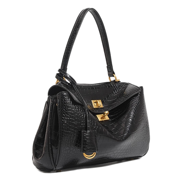 JOSVI Metal Lock Tote Bag - Small