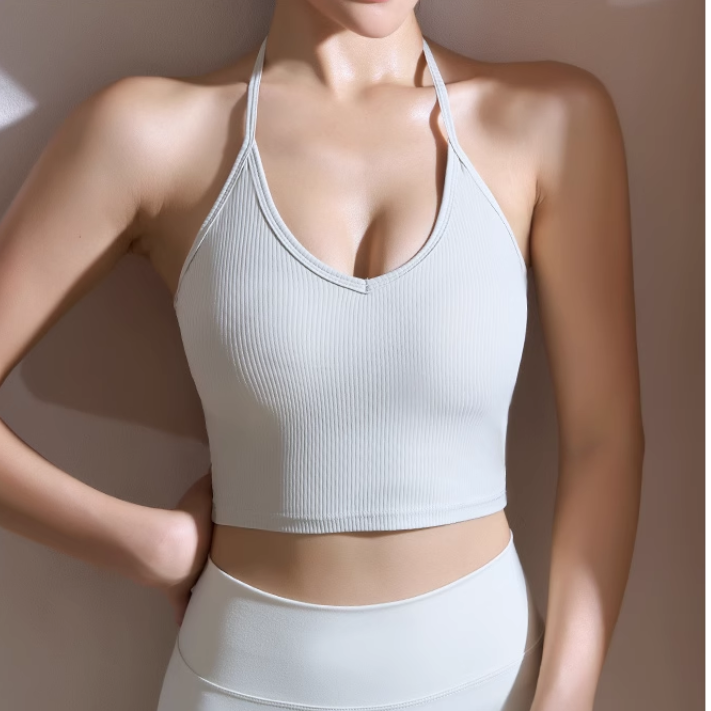 JUICO Yoga Pilates Cut Out Fitted Sports Bra