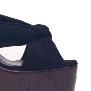 JUKCA Knot Platform Mules Sandals