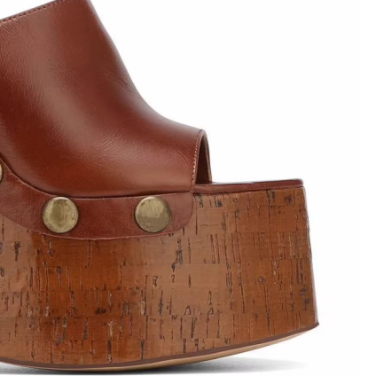 JUKCA Studded Platform Mules Sandals