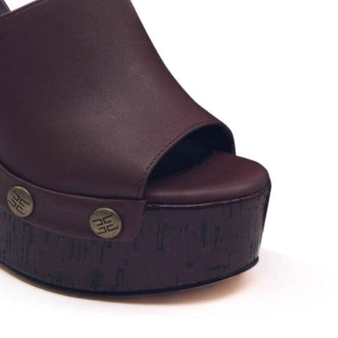 JUKCA Studded Platform Mules Sandals