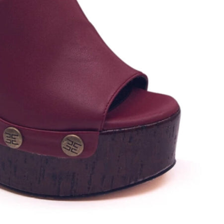 JUKCA Studded Platform Mules Sandals