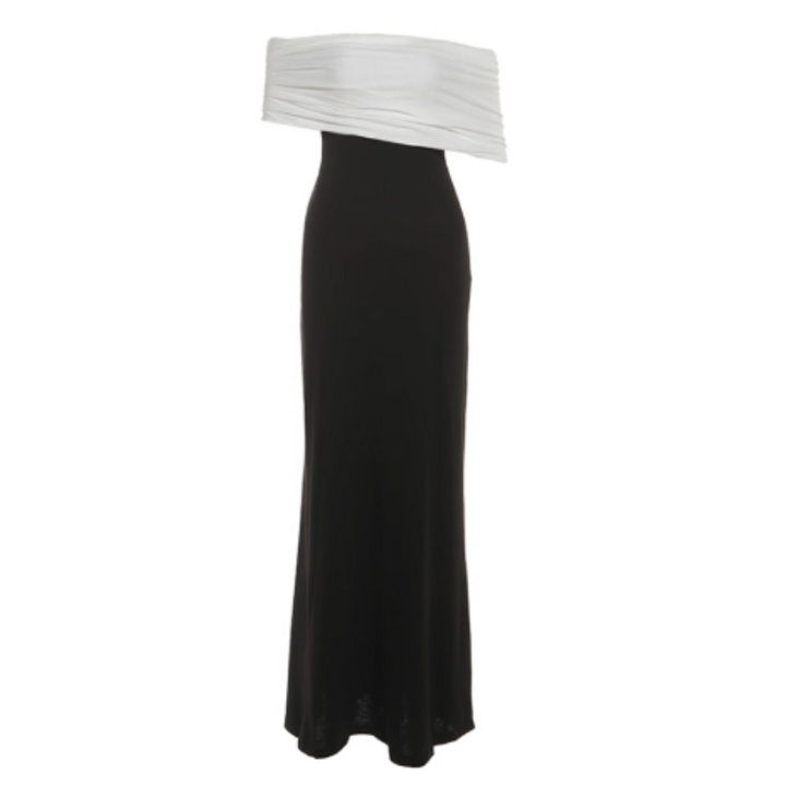JUNVO Off-Shoulder Evening Dress Gown