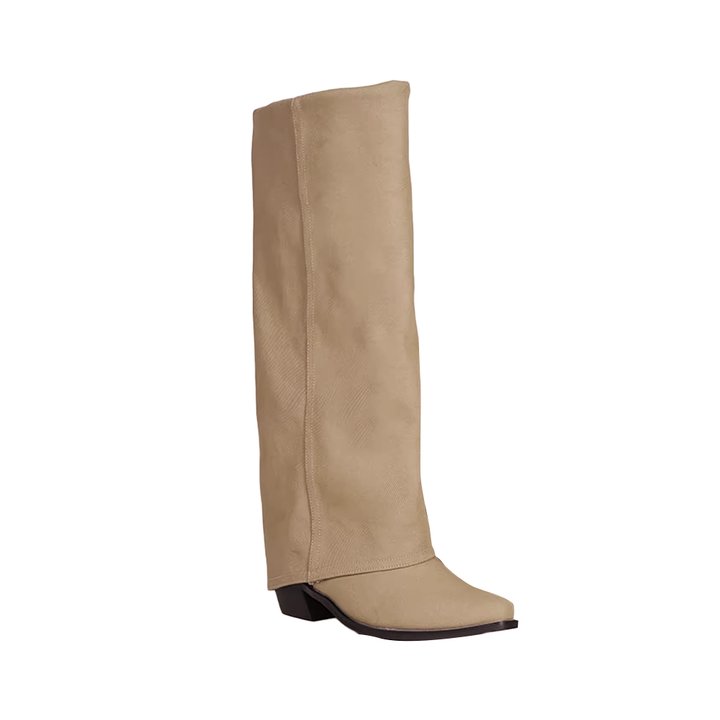 KATUV Canvas Knee High Boots