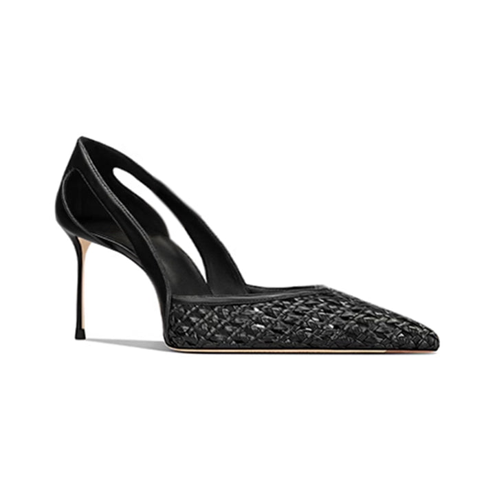 KAVCO Braided Mid Heel Pumps - 6cm