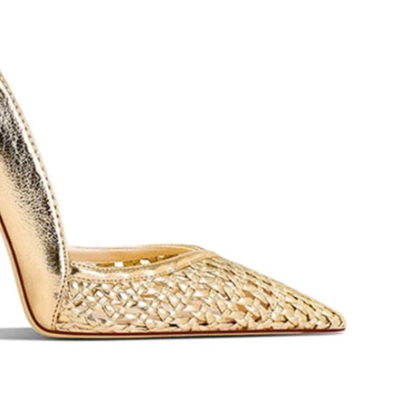 KAVCO Braided Mid Heel Pumps - 6cm