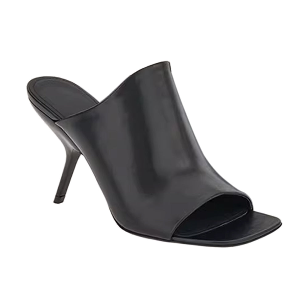 KECUO Sculptured Heel Mules Sandals