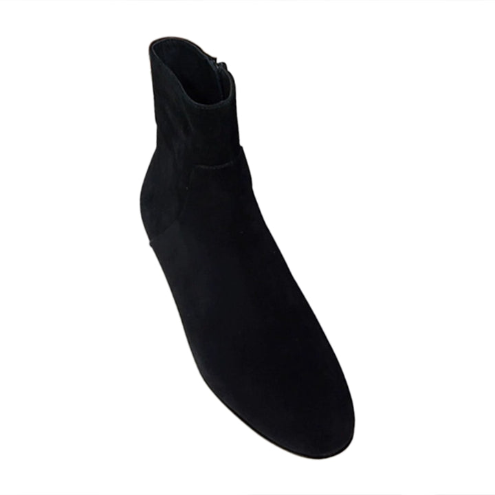 KEJDA Suede Flat Ankle Boots