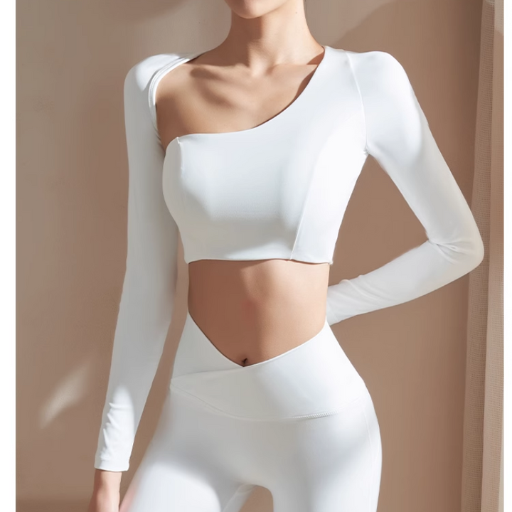 KELAS Yoga Pilates Cut Out Fitted Fitness Top