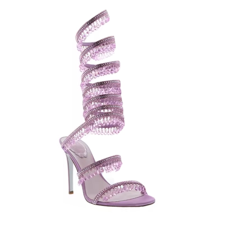 KEORI Diamante Wrap High Heel Sandals