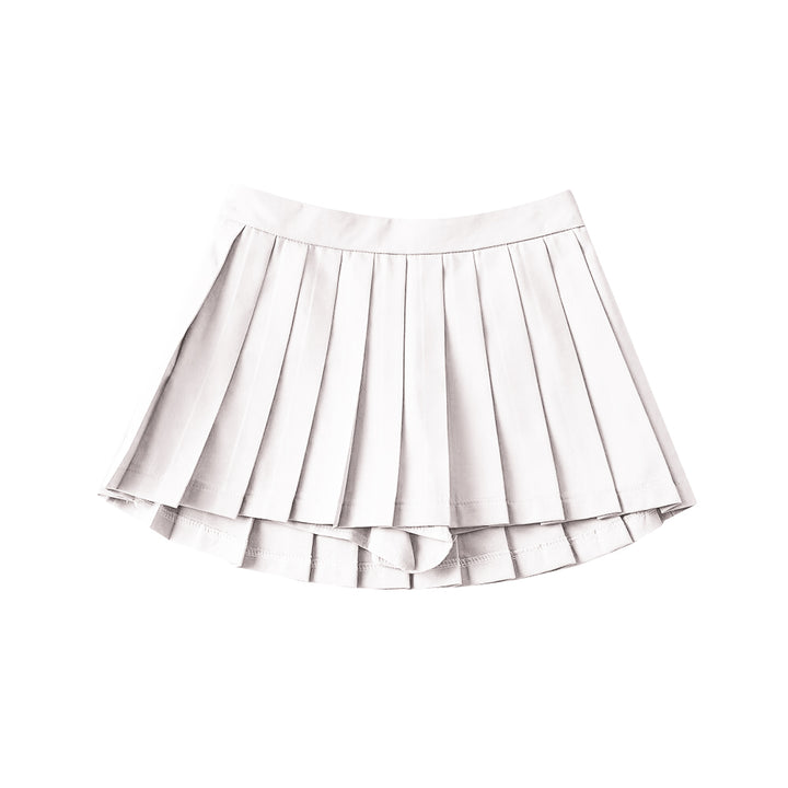 KERUV Fold Hem Pleated Skirt