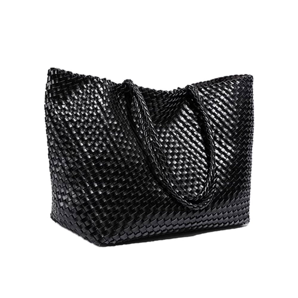 LETVC Braided Oversized Tote Bag