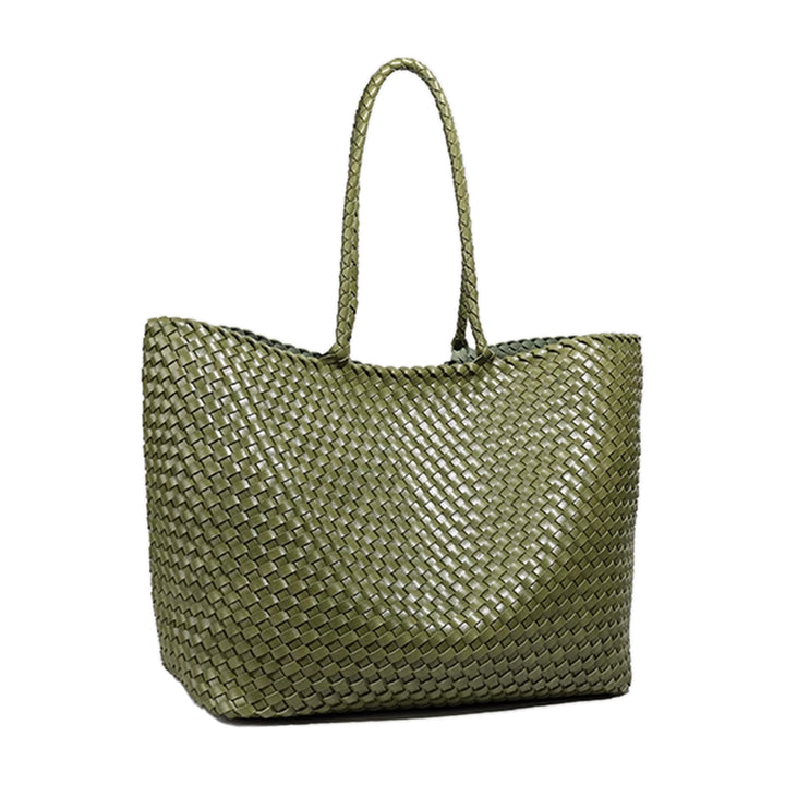 LETVC Braided Oversized Tote Bag