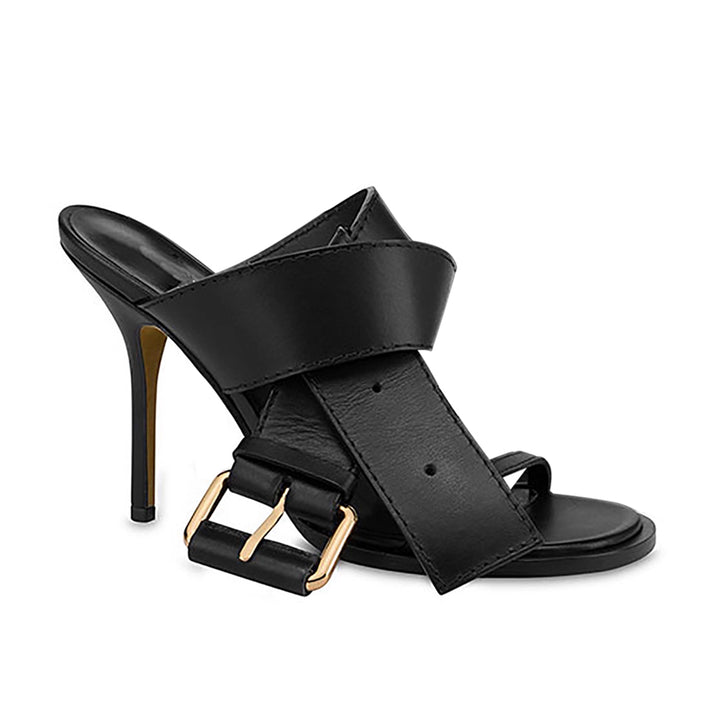 KEVSI Buckled Mules Sandals