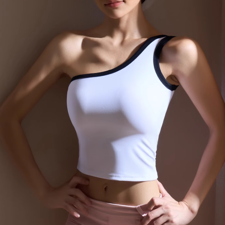 KIADO Yoga Pilates Bi-Color Fitted Sports Bra