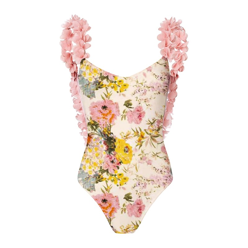 KOISA Flower Printed Swimwear