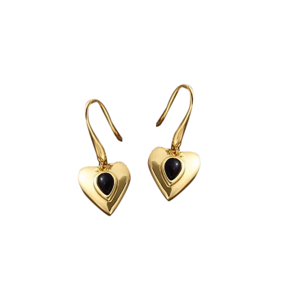 KORUS Heart Earrings - Pair