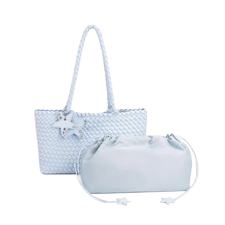 KOSET Braided Oversized Tote Bag
