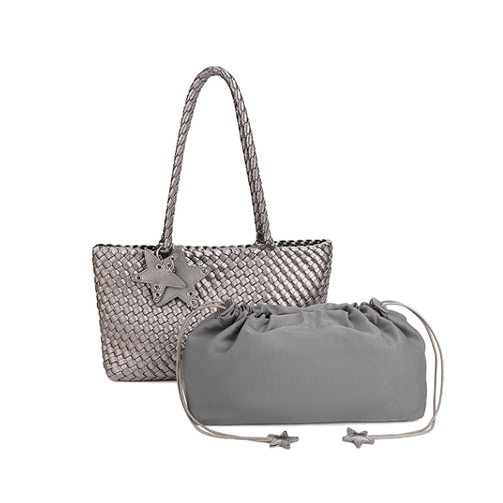 KOSET Braided Oversized Tote Bag