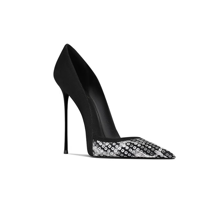 KUVCI Sequinned High Heel Pumps - 10cm