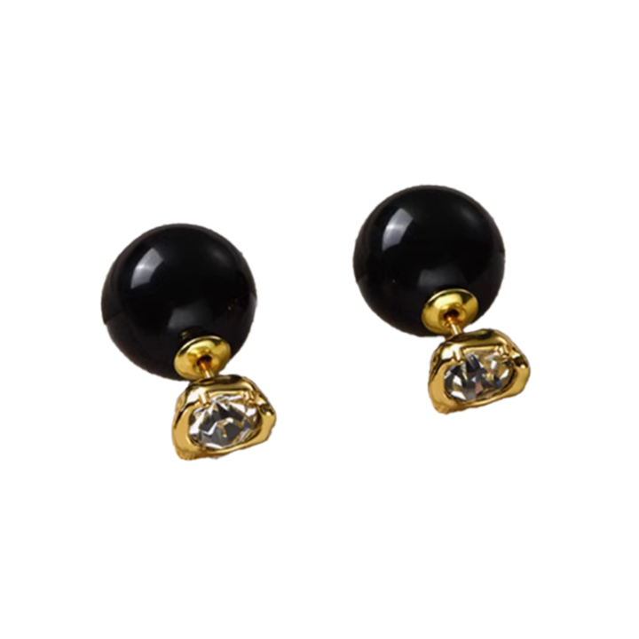 KUVCR Diamante Ear Studs Earrings - Pair