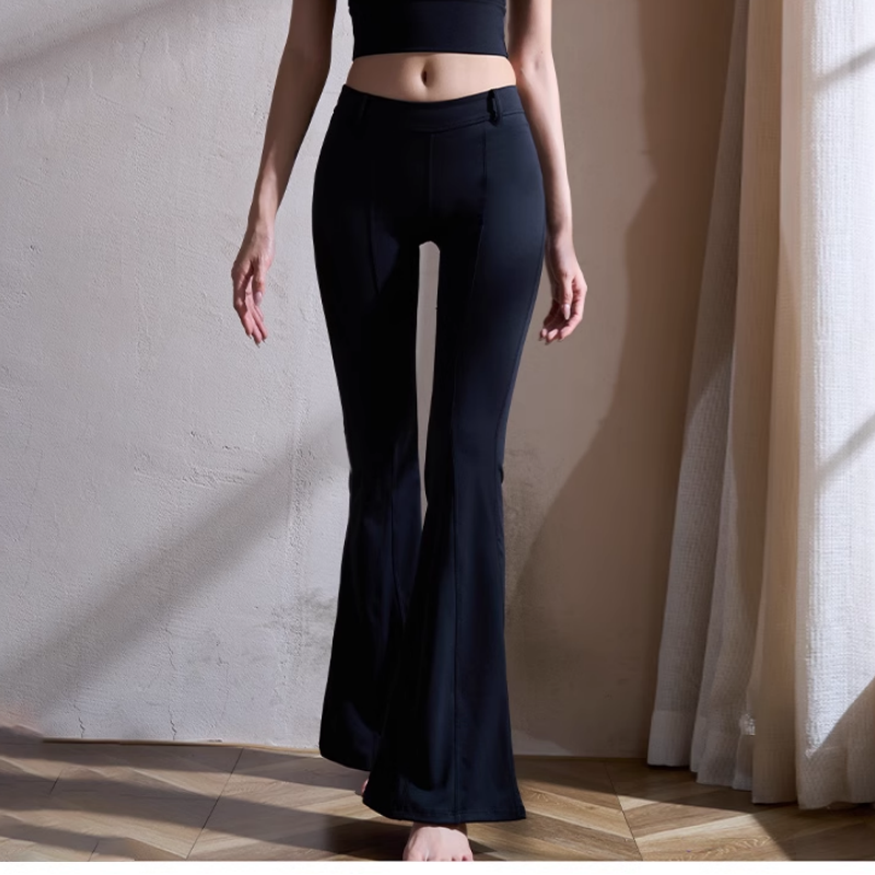 LAJOS Yoga Pilates Flared Fitted Stretch Leggings