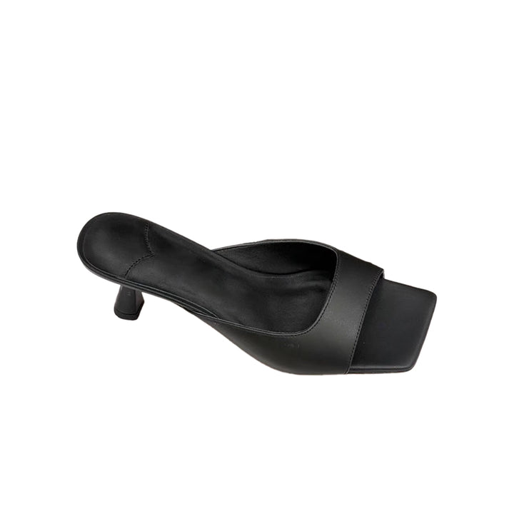 LARTA Leather Mules Sandals