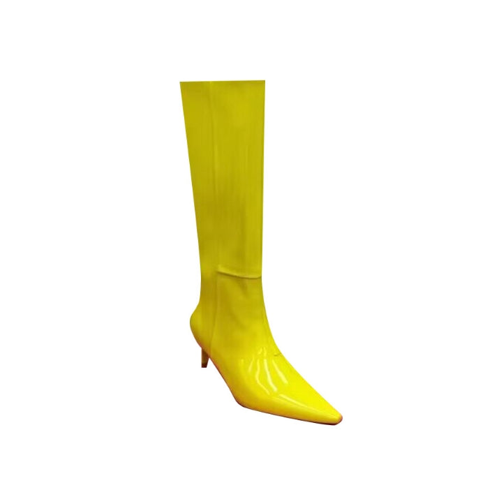 Yellow kitten deals heel boots