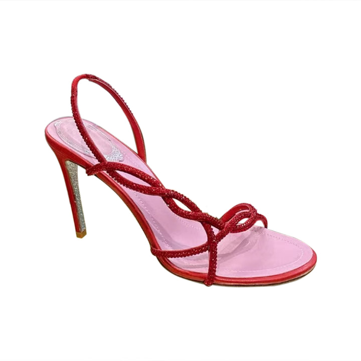 LCAVE Diamante High Heel Sandals