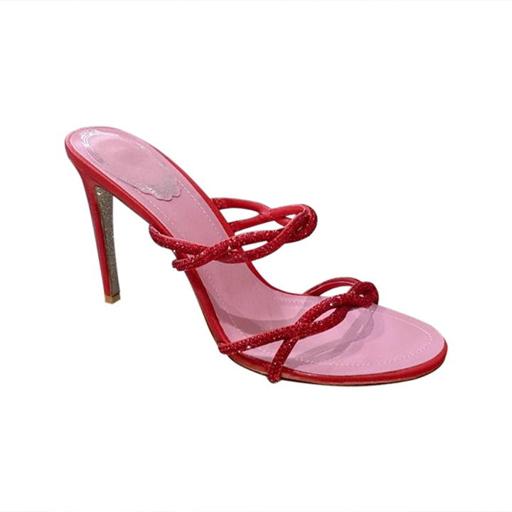 LCAVE Diamante Mules Sandals