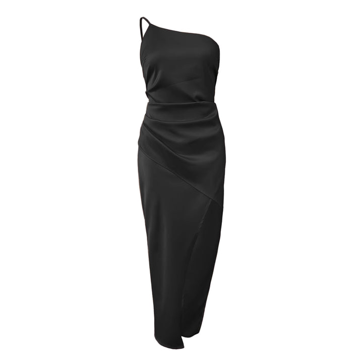 LEJUN Off-Shoulder Slip Dress