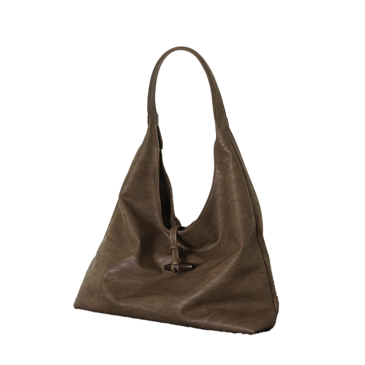 LEKAI Leather Oversized Tote Bag