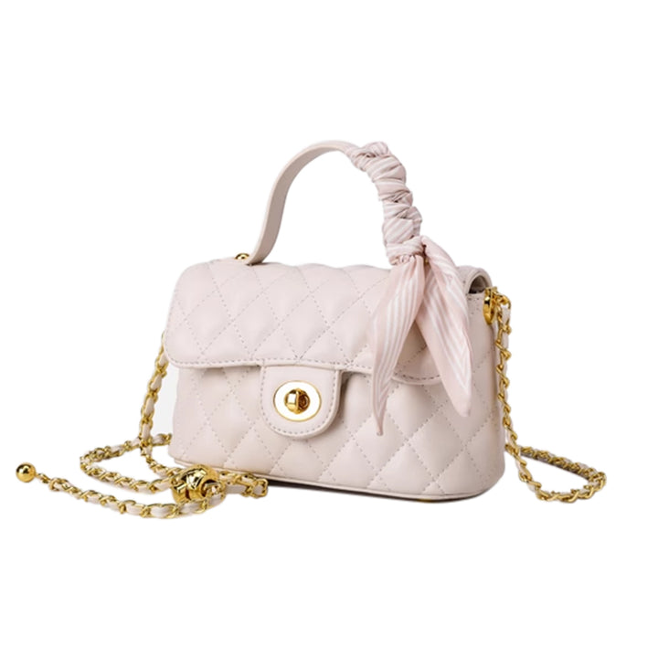 LEMRA Metal Lock Cross Body Bag