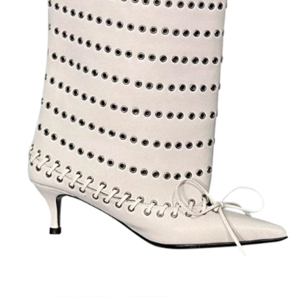 LEVNE Lace Up Knee High Boots