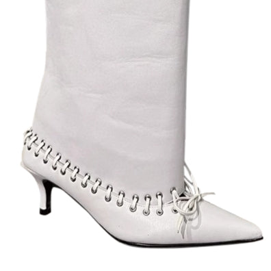 LEVNE Lace Up Knee High Boots