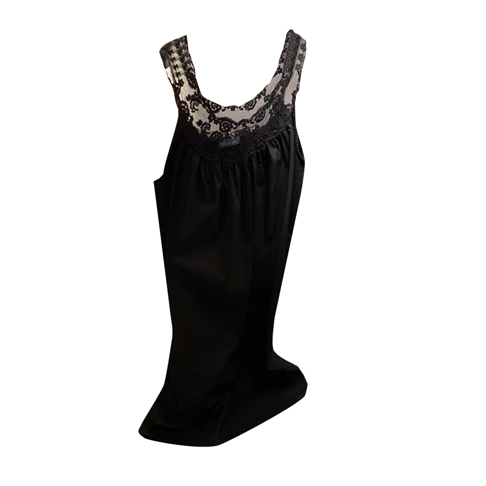 Black Lace Trim Cami- Minit Fashion