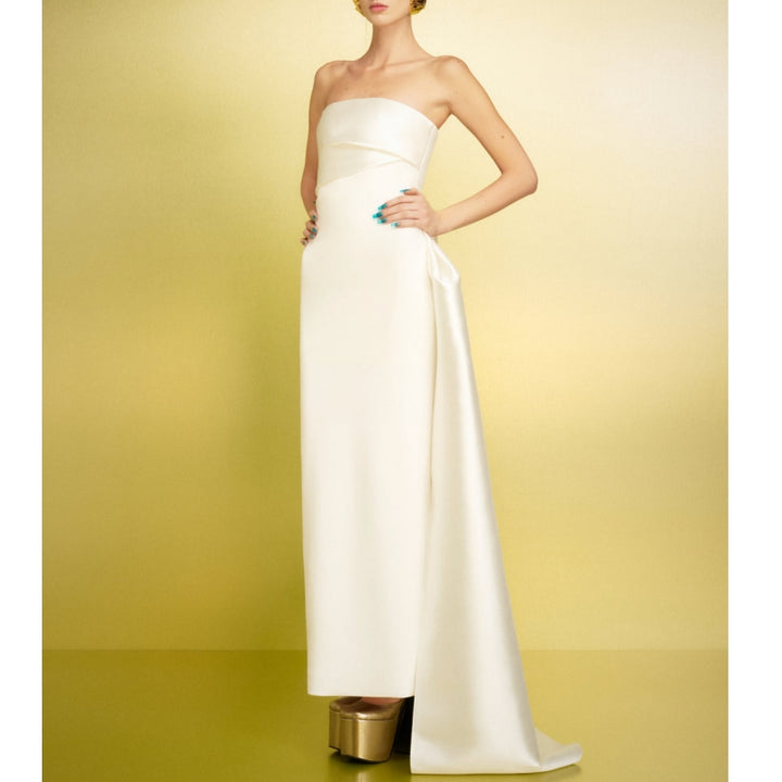 LUIRA Tube Maxi Evening Dress Gown